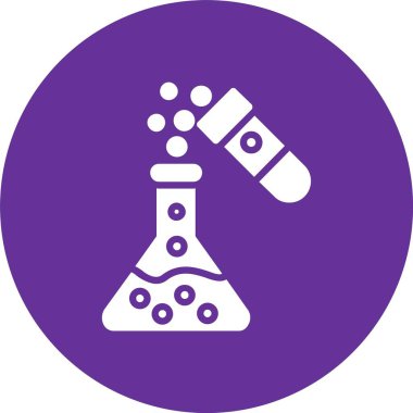 Deney Kabartma Çemberi Simgesi