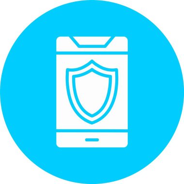 Akıllı Telefon Koruma Kabartma Çemberi Simgesi
