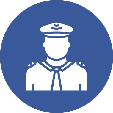 Pilot Kabartma Çemberi Simgesi