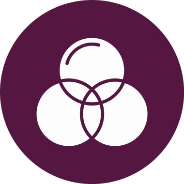 Rgb Kabartma Çemberi Simgesi