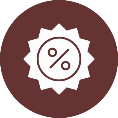 Yüzdelik Kabartma Çemberi Simgesi