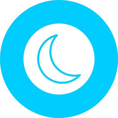 Gece Kipi Kabartma Çemberi Simgesi