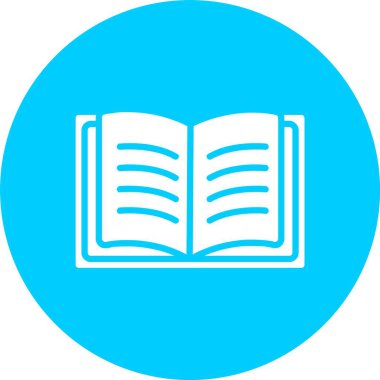 Kitap Kabartma Çemberi Simgesi