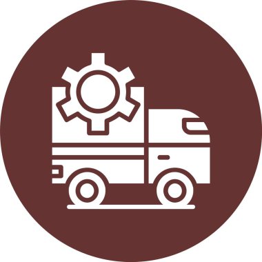 Van Bakım Kabartma Çemberi Simgesi