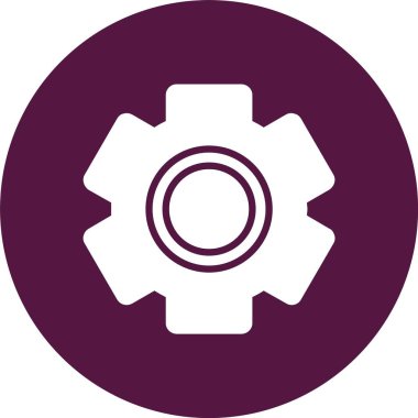 Vites Kabartma Çemberi Simgesi