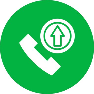 Giden Arama Kabartma Çemberi Simgesi