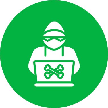 Hacker Kabartma Çemberi Simgesi