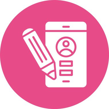 Ui Tasarım Kabartma Çemberi Simgesi