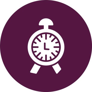 Alarm Saati İşaret Çemberi Simgesi