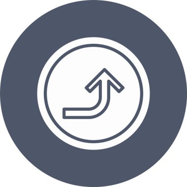 Arrow Kabartma Çemberi Simgesini Aç