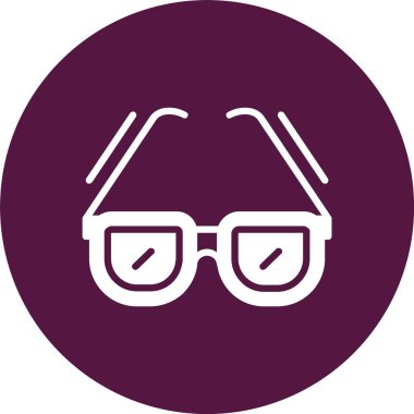 Güneş Gözlüğü Kabartma Çemberi Simgesi