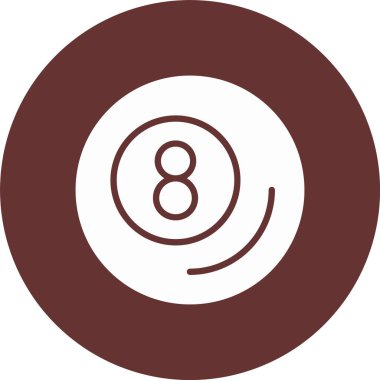 8. Top Kabartma Çemberi Simgesi