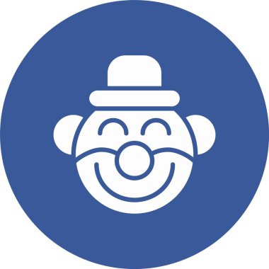 Palyaço Kabartma Çemberi Simgesi