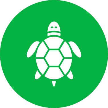 Kaplumbağa Kabartma Çemberi Simgesi