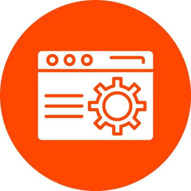 Tarayıcı Kabartma Çemberi Simgesi