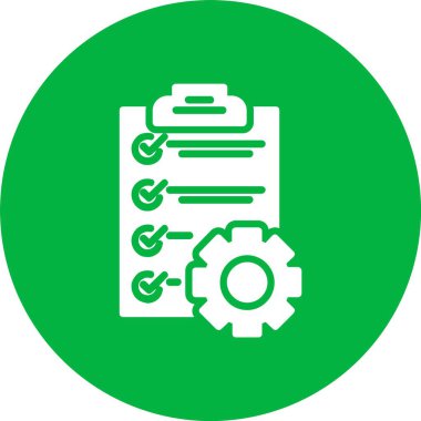 Proje Yönetimi Kabartma Çemberi Simgesi