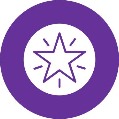 Yıldız Kabartma Çemberi Simgesi