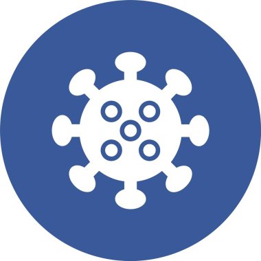 Coronavirus Kabartma Çemberi Simgesi