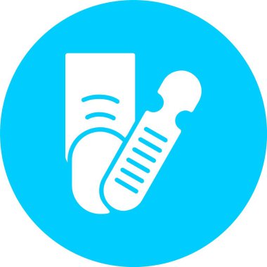 Çivi Dosyası Kabartma Çemberi Simgesi