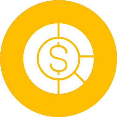 Bütçe Kabartma Çemberi Simgesi