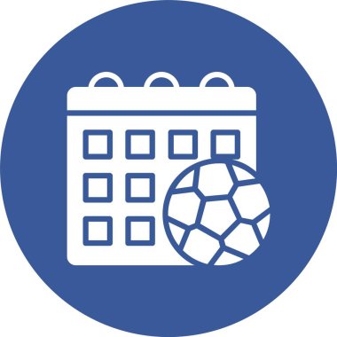 Takvim Kabartma Çemberi Simgesi