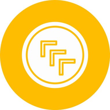 Çapraz Oklar Kabartma Çemberi Simgesi