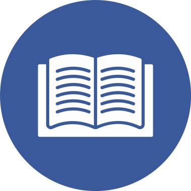 Kitap Kabartma Çemberi Simgesi