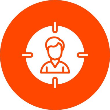 Hedef Kabartma Çemberi Simgesi