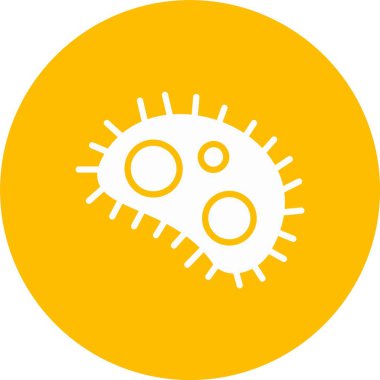 Bakteri Kabartma Çemberi Simgesi