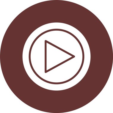 Düğme Kabartma Çemberi Simgesini Çal