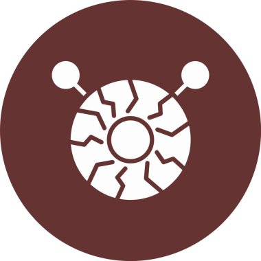 Canavar Kabartma Çemberi Simgesi