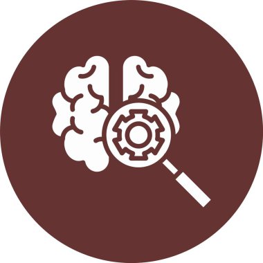 Derin Öğrenen Kabartma Çemberi Simgesi