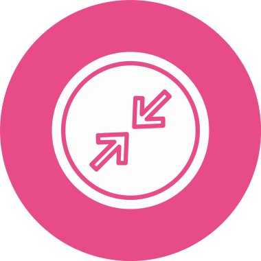 Ok Kabartma Çemberi Simgesini Büyüt