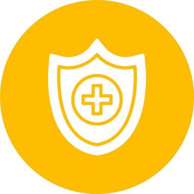 Sağlık Koruma Kabartma Çemberi Simgesi