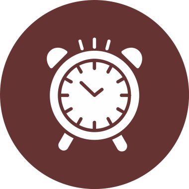 Alarm Saati İşaret Çemberi Simgesi