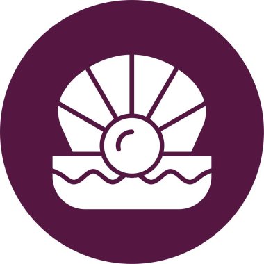 İstiridye Kabartma Çemberi Simgesi