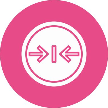 Tartışmayı daralt Kabartma Çemberi Simgesi