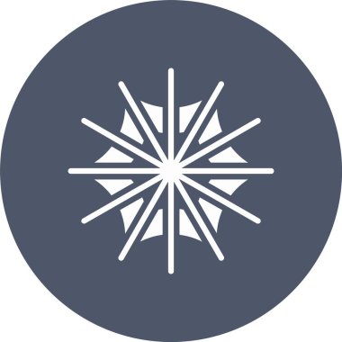 Örümcek Ağı Kabartma Çemberi Simgesi