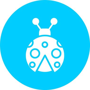 Uğurböceği Kabartma Çemberi Simgesi