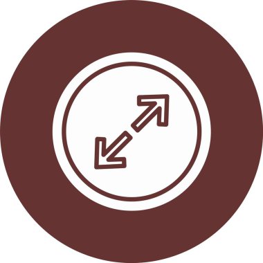 Ok Kabartma Çemberi Simgesini Büyüt