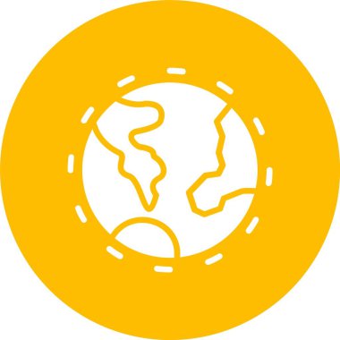 Ozon Katmanı Kabartma Çemberi Simgesi