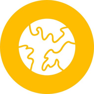 Dünya Kabartma Çemberi Simgesi