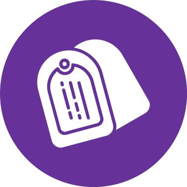 Köpek Etiketi Kabartma Çember Simgesi