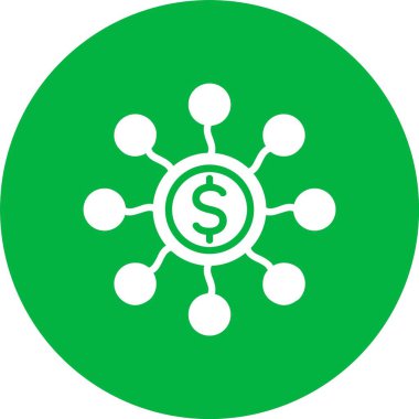 Toplu Finansman Kabartma Çemberi Simgesi