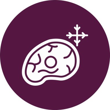 Donmuş Gıda Kabartma Çemberi Simgesi