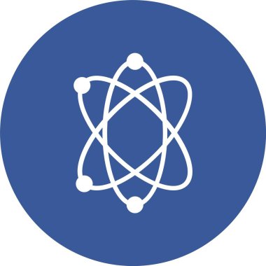 Atom Enerjisi Kabartma Çemberi Simgesi