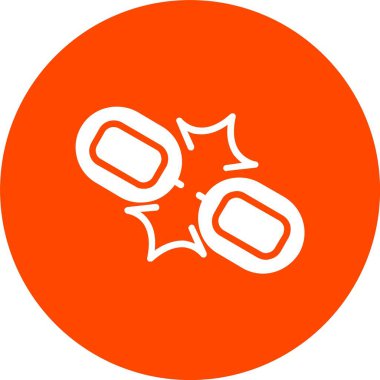 Zincirsiz Kabartma Çemberi Simgesi