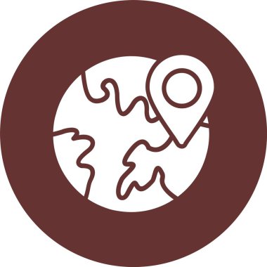 Konum Kabartma Çemberi Simgesi