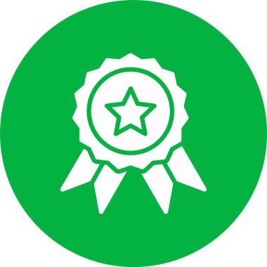 Rozet Kabartma Çemberi Simgesi