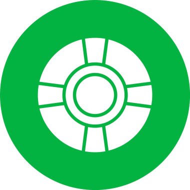 Lifesaver Kabartma Çemberi Simgesi